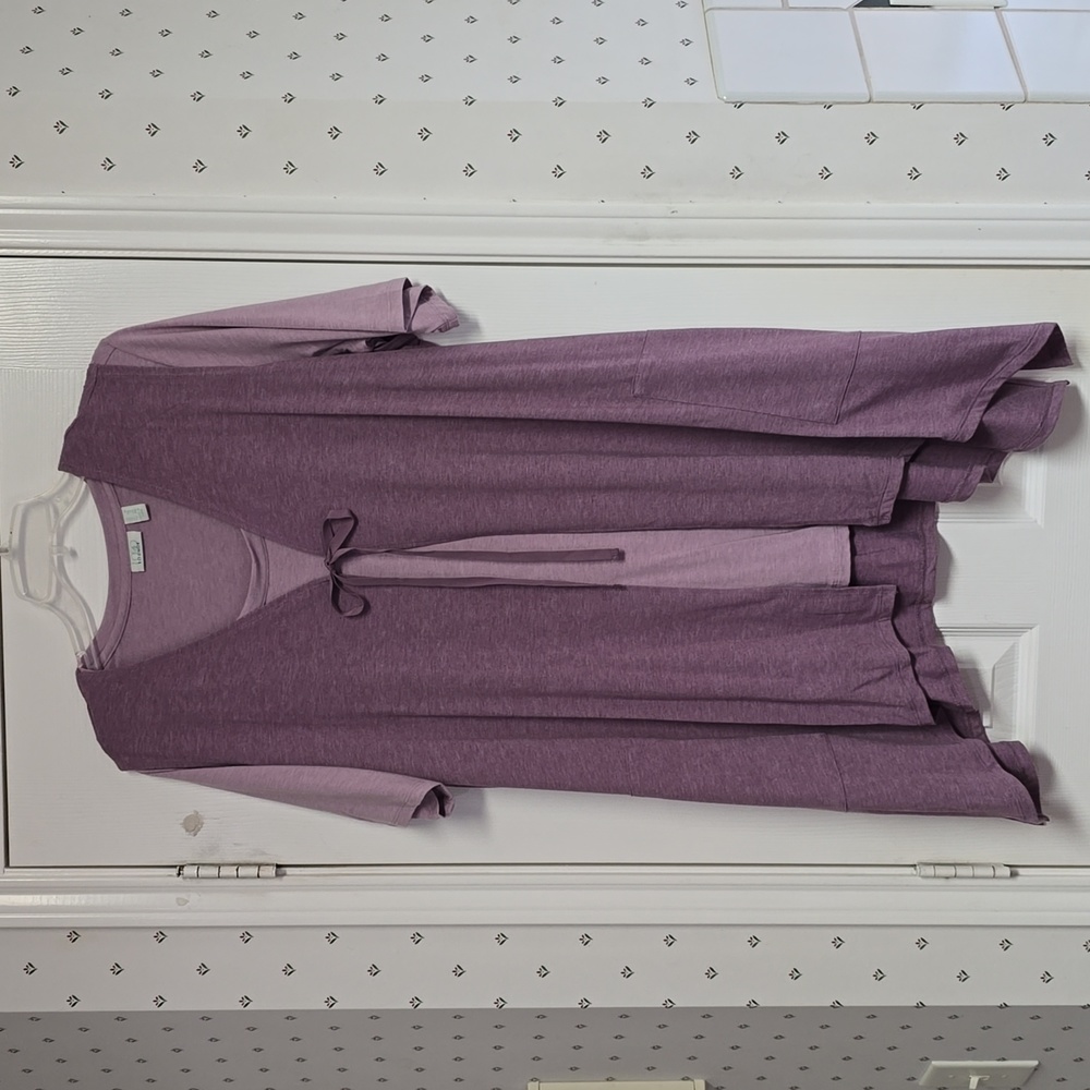Brand New Women's Logo/Laurie Goldstein 2 Piece Tunic in Purple.